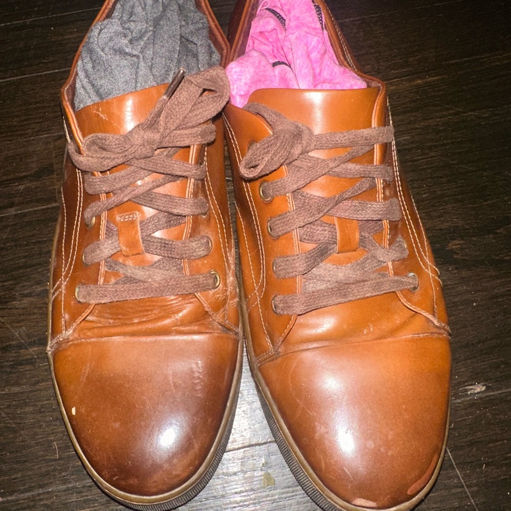 Men's Brown Leather Shoes